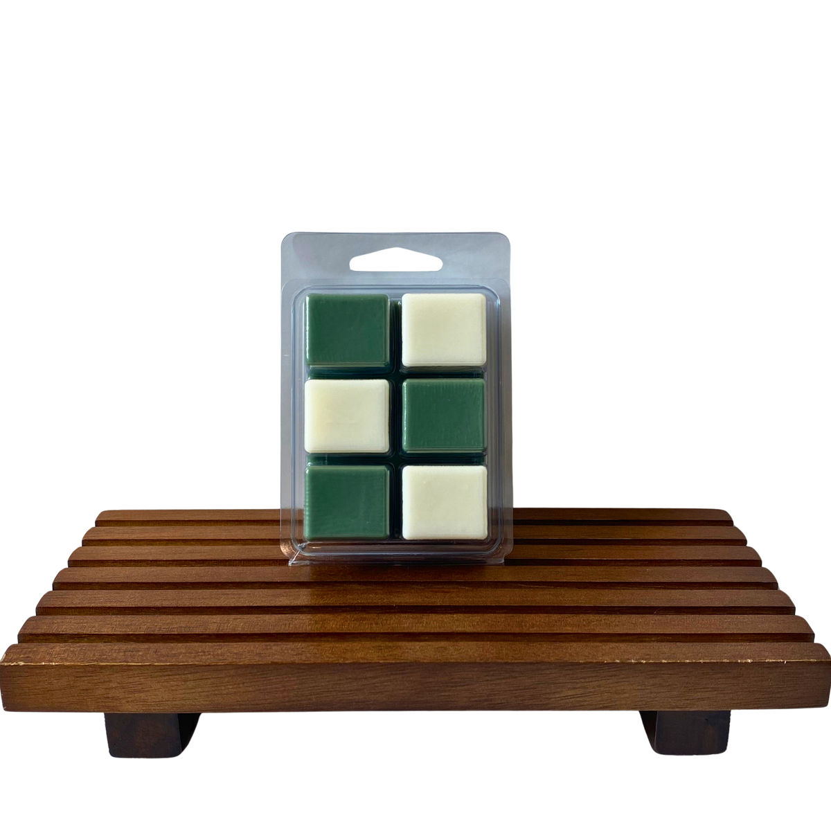 Luv u so Matcha wax melt clamshell (back)