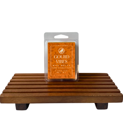 Gourd Vibes wax melt clamshell (front)