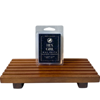 Hex Girl wax melt clamshell (front)