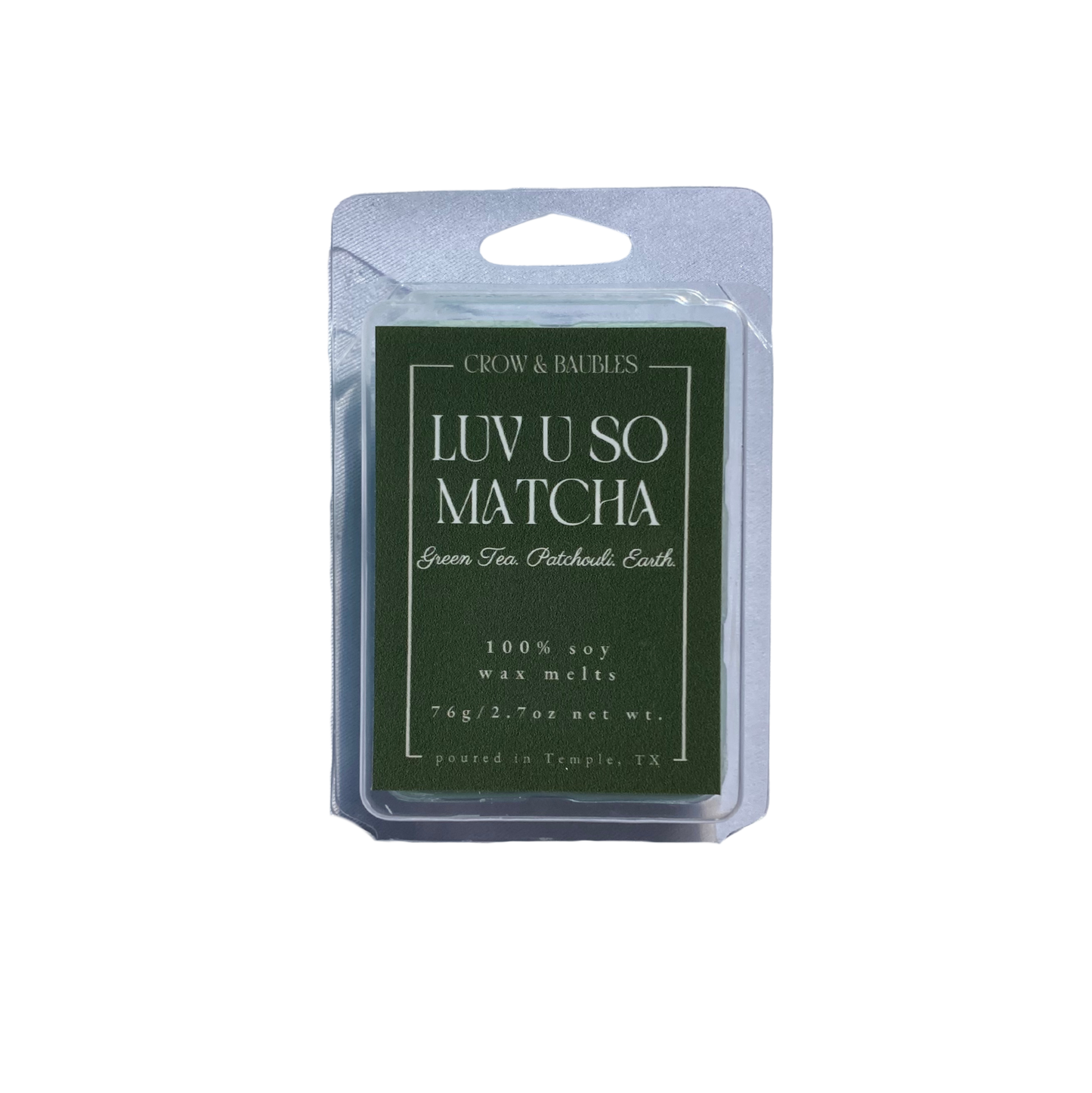 Luv u so matcha - 100% Soy Wax Melts