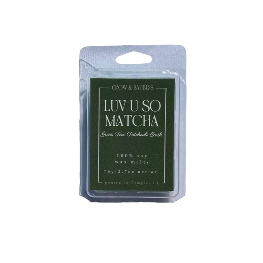 Luv u so matcha - 100% Soy Wax Melts
