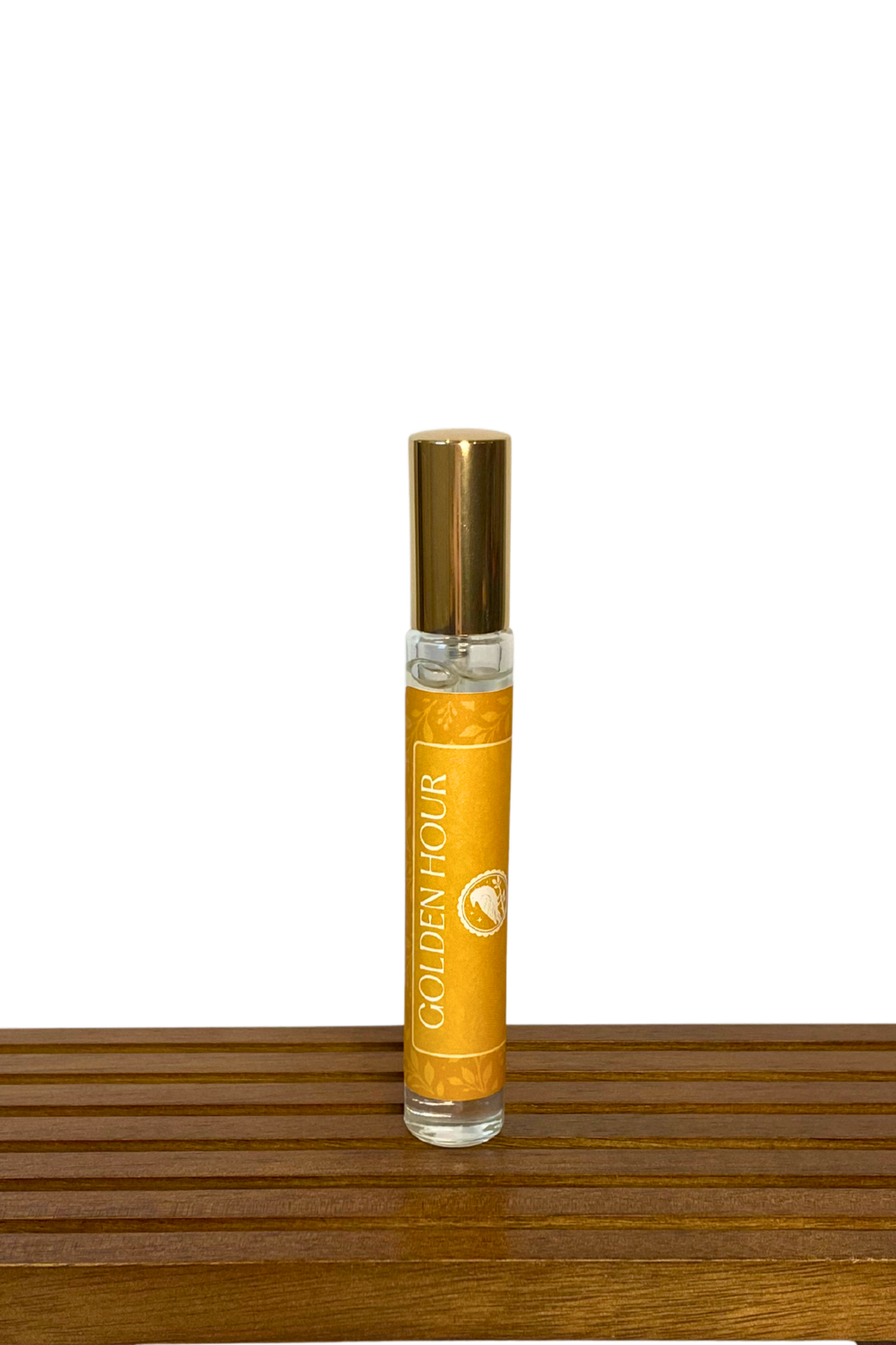 Golden Hour perfume in a 10mL spray bottle