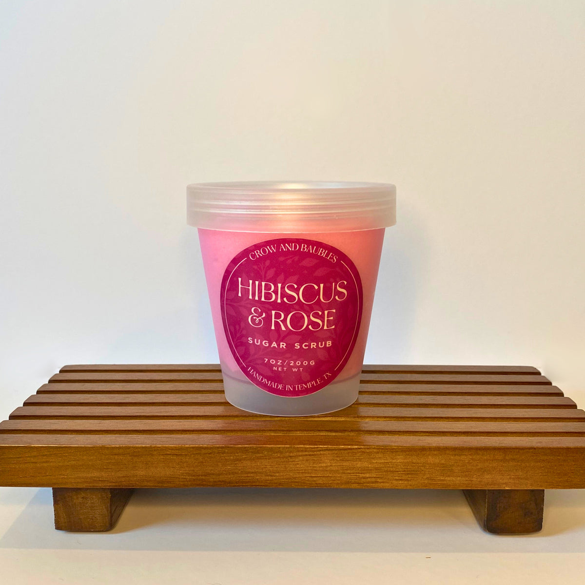 200g Hibiscus & Rose Sugar Scrub