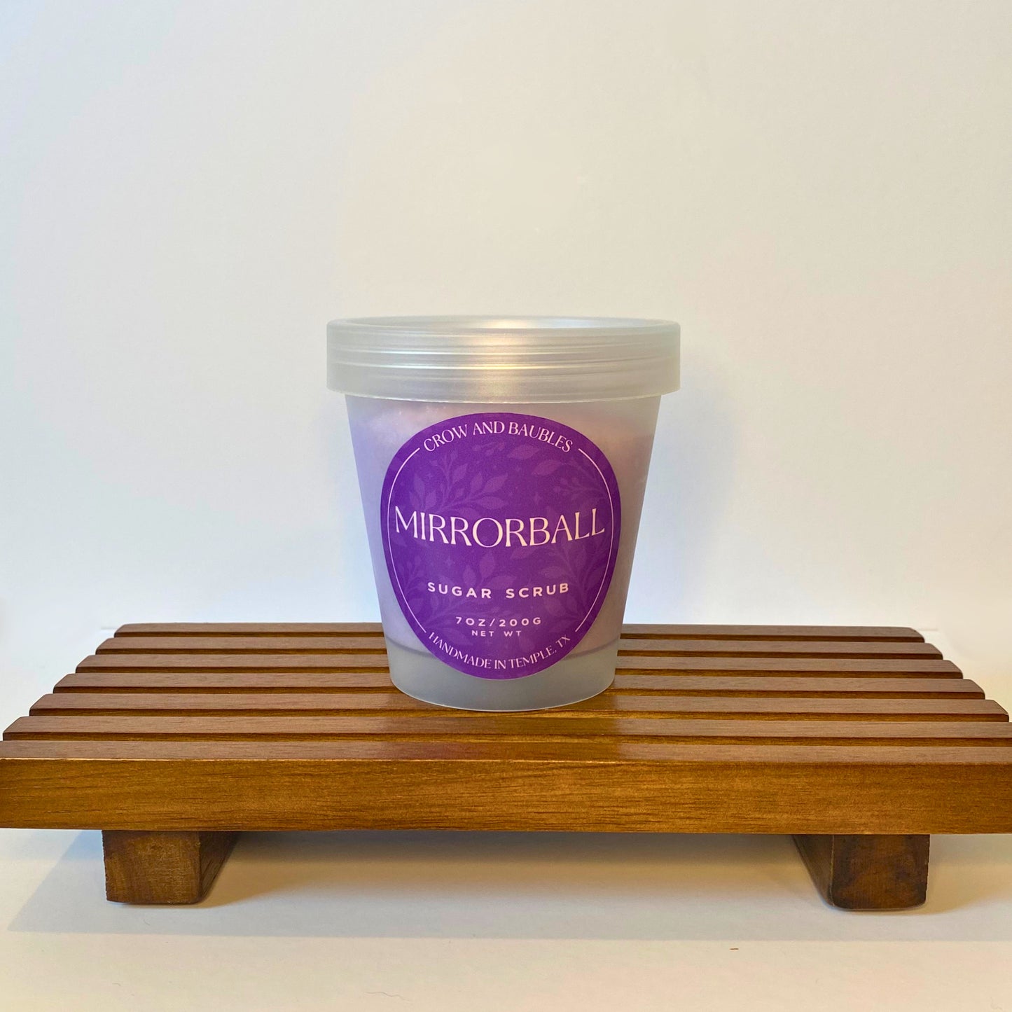 200g Mirrorball sugar scrub