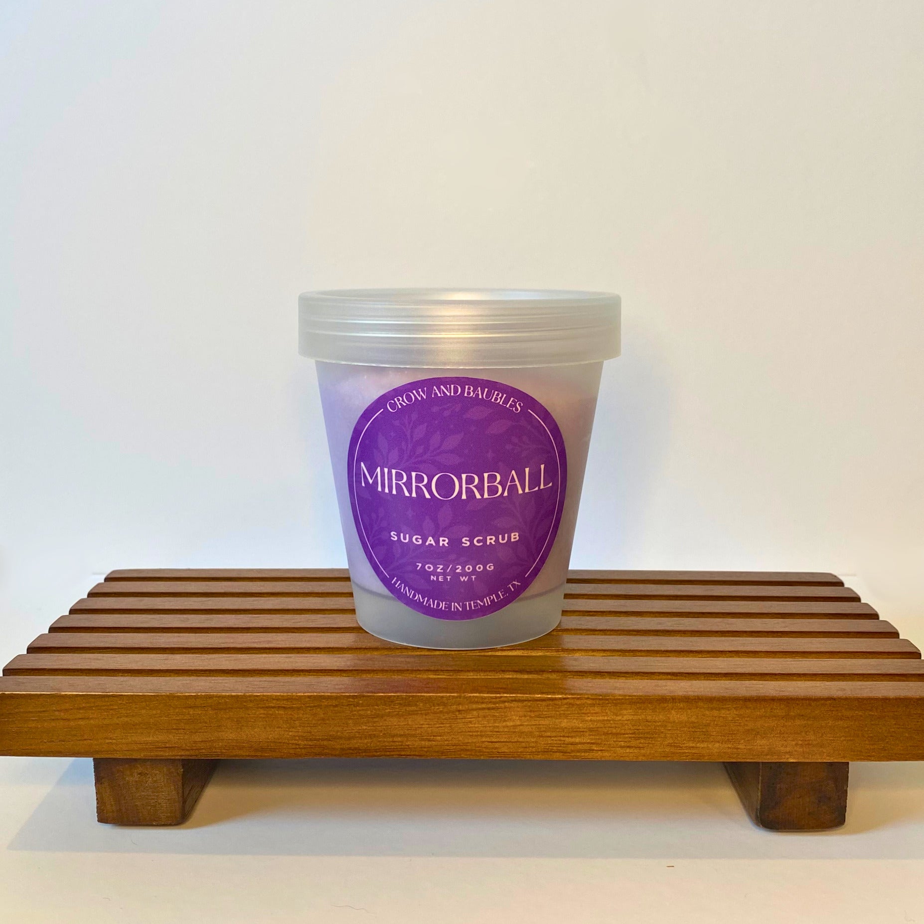 200g Mirrorball sugar scrub