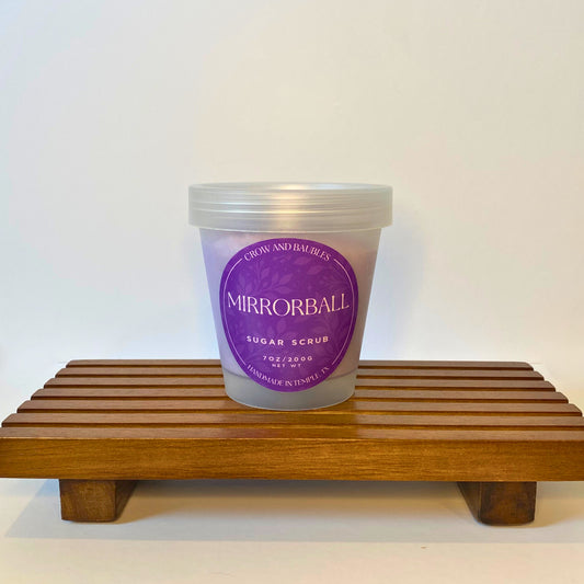 200g Mirrorball sugar scrub