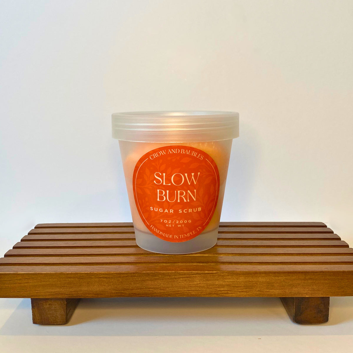 200g Slow Burn sugar scrub