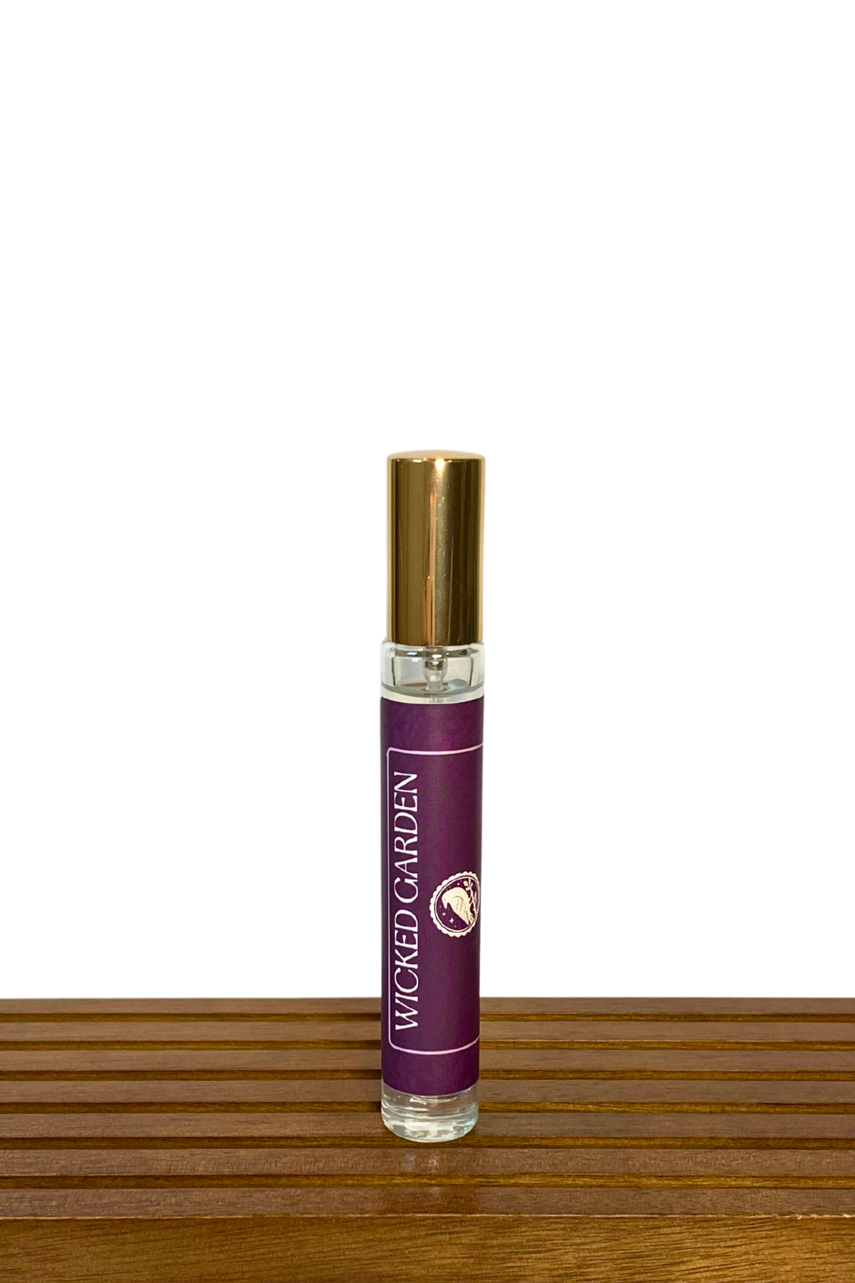 Wicked Garden perfume in a 10mL spray bottle