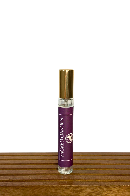 Wicked Garden perfume in a 10mL spray bottle